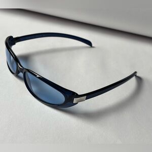 VINTAGE GUCCI Tom Ford Era Slim Blue Oval Sunglasses GG 1189/S